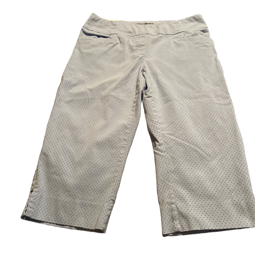 Women's Polka Dot Capri Pants Size Medium